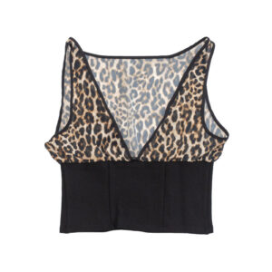 Sheer Leopard Print Top