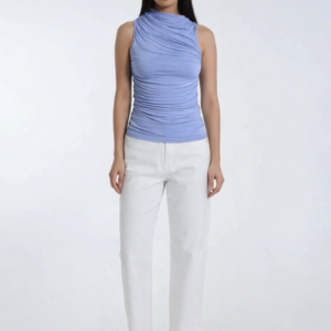 Sleeveless Ruched Top