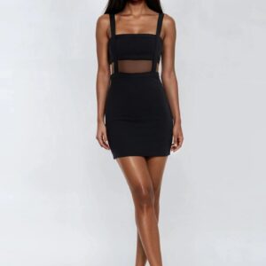 Cut-Out Sleeveless Mini Dress