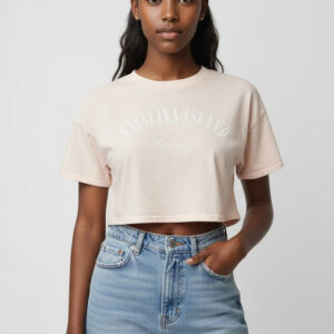 Catalina Island Boxy Cropped Tee