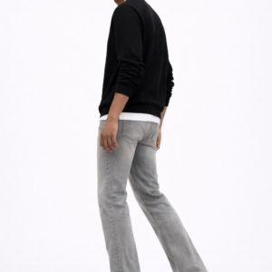 Men's Stitch Detail Flare Jeans