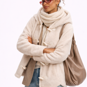 Hooded Sherpa Toggle Jacket