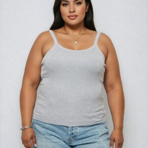 Plus Size Ribbed Tank Top