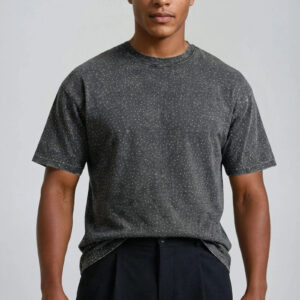 Studded Cotton Crew Tee