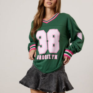 Brooklyn Long Sleeve Graphic Jersey