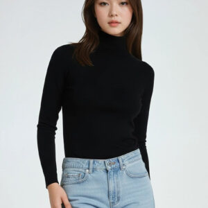 Long-Sleeve Turtleneck Sweater