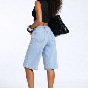 Denim Bermuda Shorts