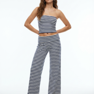 STRIPED WIDE LEG PANT