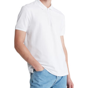 Ss Tech Zip Polo White