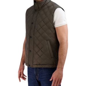 Quilted Vest Olive