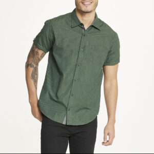 Ditsy Print Short Sleeve Shirt