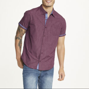 Ditsy Print Short Sleeve Shirt