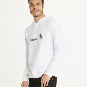 Long Sleeves Foil Stripe Hoodie