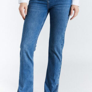 High-Rise Straight Jeans