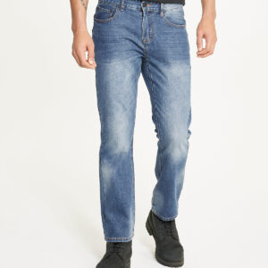 Indigo Wash Rigid Slim Boot Cut Jean