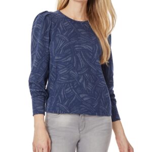 Puff Sleeve Scoop Neck Top