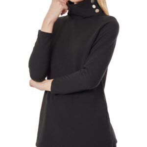 Long Sleeve Mock Neck Pullover