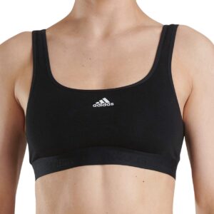 Cotton Solid Scoop Bralette