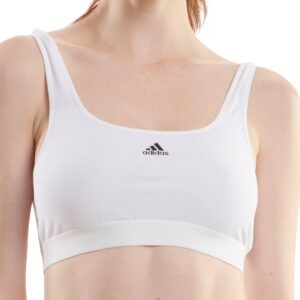 Cotton Solid Scoop Bralette