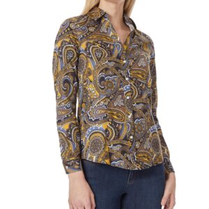 Jones Button Down Black Blouse