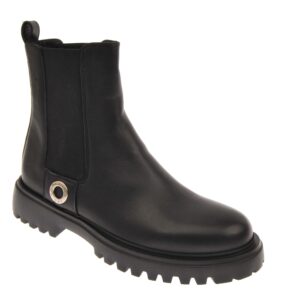 Leather Lug Sole Chelsea Boots by Costume National