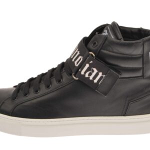 Leather High Top with Embroidered Strap