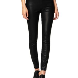 Vegan Leather Skinny Pants