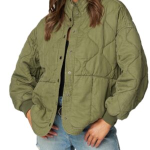Green Quilted Jacket