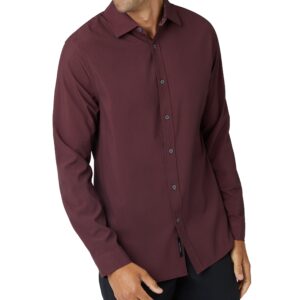 Long Sleeve Printed Perf Woven