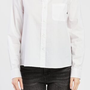 Chelina White Shirt with Long Sleeves