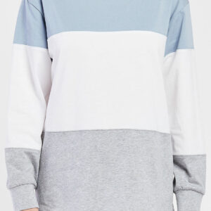 Eloise Mock Neck Color Block Top