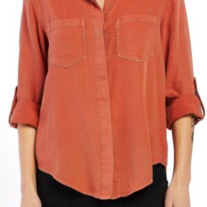 Riley Rolled Tab Sleeve Button Down Shirt