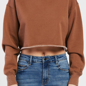 Maverick Long Sleeve Cropped Sweatshirt
