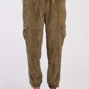 Sylvia Pull On Elastic Drawstring Cargo Jogger