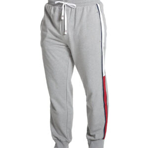 Red & White Bar Stripe Sweatpant