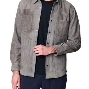 Suede Shirt Jacket