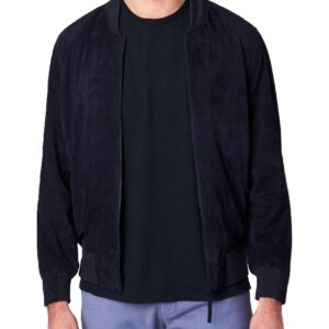 Suede Bomber Jacket