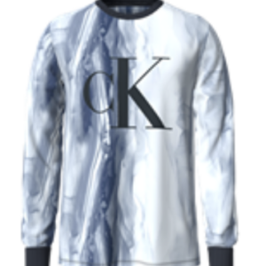 Long Sleeves Aop Monogram Crew Tee