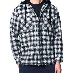 Flannel Shirt with Hood