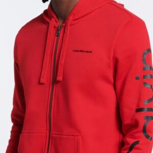 Long Sleeves Traveling Logo Full Zip Hoodie