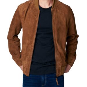 Suede Bomber Jacket