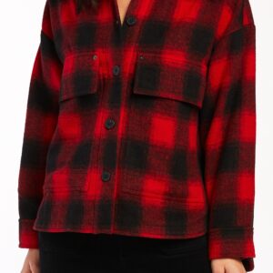 Monsay Drop Shoulder Button Down