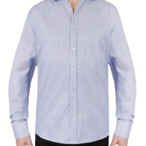 Blue Striped Dress Shirt