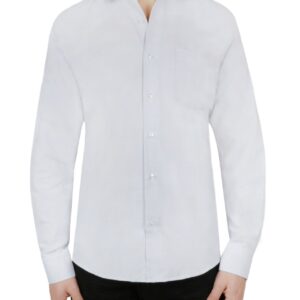 Beige Small Checkered Dress Shirt