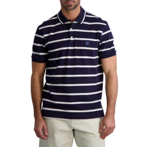 Chaps Men's Interlock Stripe Polo