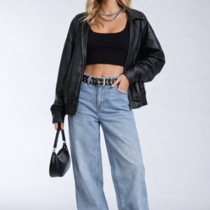 Cropped Scoop Neck Top