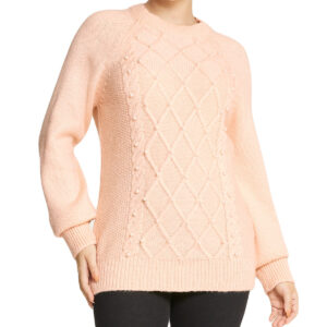 Embellished Cable Pullover