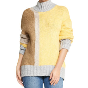 Color Block Tunic Sweater
