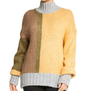 Color Block Tunic Sweater