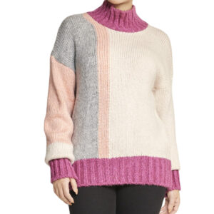 Color Block Tunic Sweater